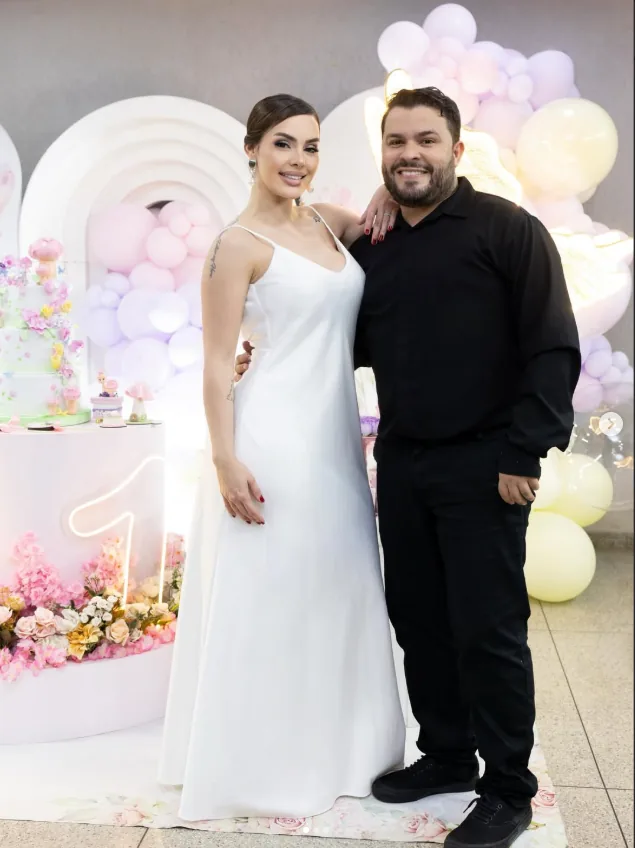 Clientes em festa atendida pelo Encanto Gourmet
